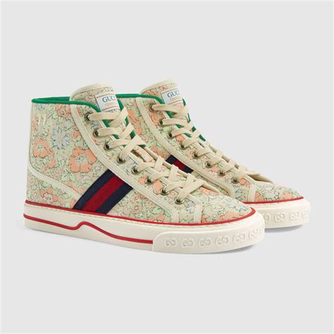 women's gucci tennis 1977 liberty london sneaker